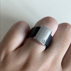 Swatch | Jewelry | Swatch Bijoux Glistery Ring Leather W Crystal | Poshmark